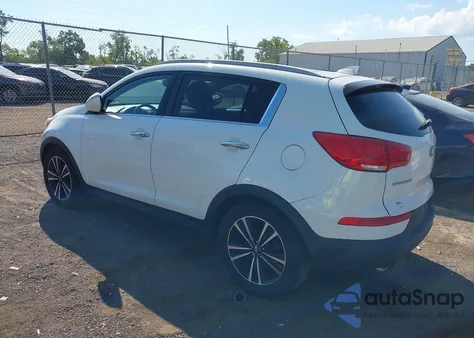 2016 Kia Sportage Sx из США, поврежденный, VIN KNDPC3A69G7803529